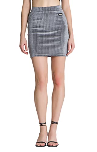 Gianni Kavanagh Damen Grey Under Skirt Rock, grau, 38 von Gianni Kavanagh