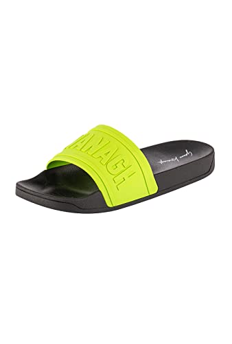 Gianni Kavanagh Damen Grün Kavanagh Sliders Schiebe-Sandalen, neon Green, 34.5 EU von Gianni Kavanagh