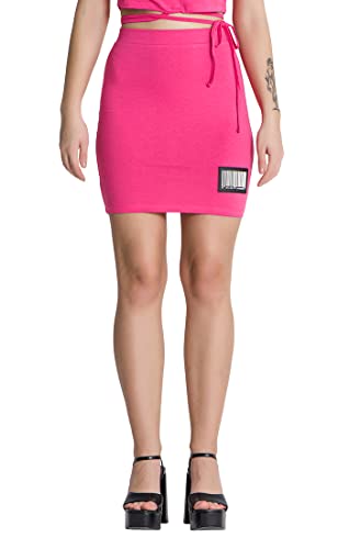 Gianni Kavanagh Damen Pink Signs Skirt Rock, Large von Gianni Kavanagh