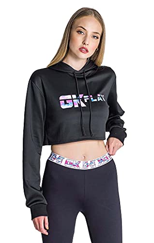 Gianni Kavanagh Damen Schwarz Gk Play Hoodie Kapuzenpullover, 38 von Gianni Kavanagh