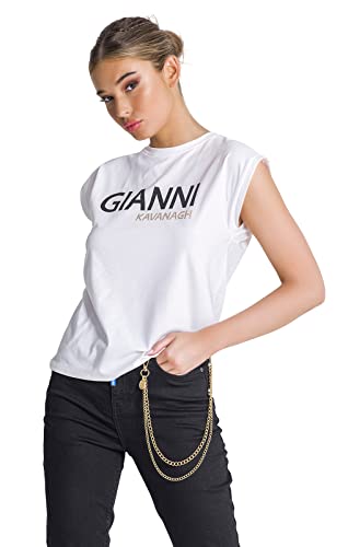 Gianni Kavanagh Damen Weißes Gianni Top Weste, X-Large von Gianni Kavanagh