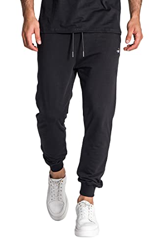 Gianni Kavanagh Herren Black Essential Scorpio Joggers Sweatpants, schwarz, L von Gianni Kavanagh