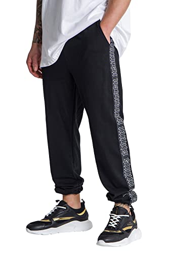 Gianni Kavanagh Herren Black Outline Joggers Jogginghose, M von Gianni Kavanagh