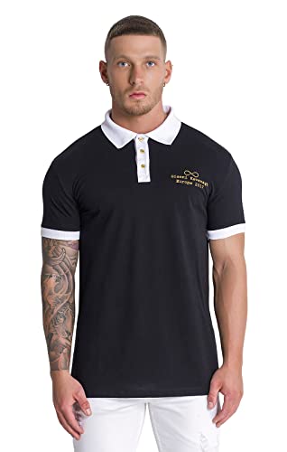 Gianni Kavanagh Herren Black Restart Polo-Shirt, schwarz, XXL von Gianni Kavanagh