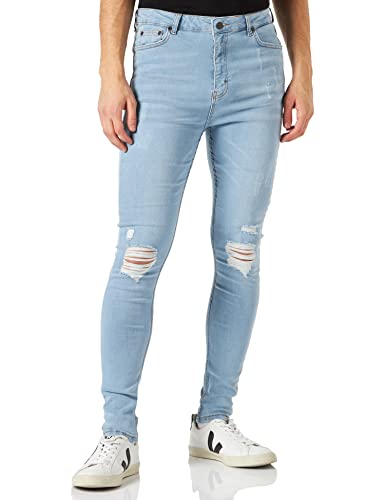 Gianni Kavanagh Herren Light Blue Core Ripped Jeans, M von Gianni Kavanagh