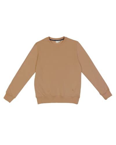 Gianni Lupo GL3001X-S23 Sweatshirt Rundhalsausschnitt, Camel, 3XL Herren, Camel von Gianni Lupo