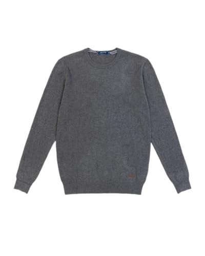 Gianni Lupo GL33398-F22 Pullover, Dunkelgrau, L für Herren, Dunkelgrau von Gianni Lupo