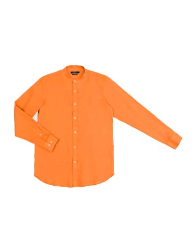 Gianni Lupo GL7620-S23 Hemd, Orange, XXL Herren, Orange von Gianni Lupo