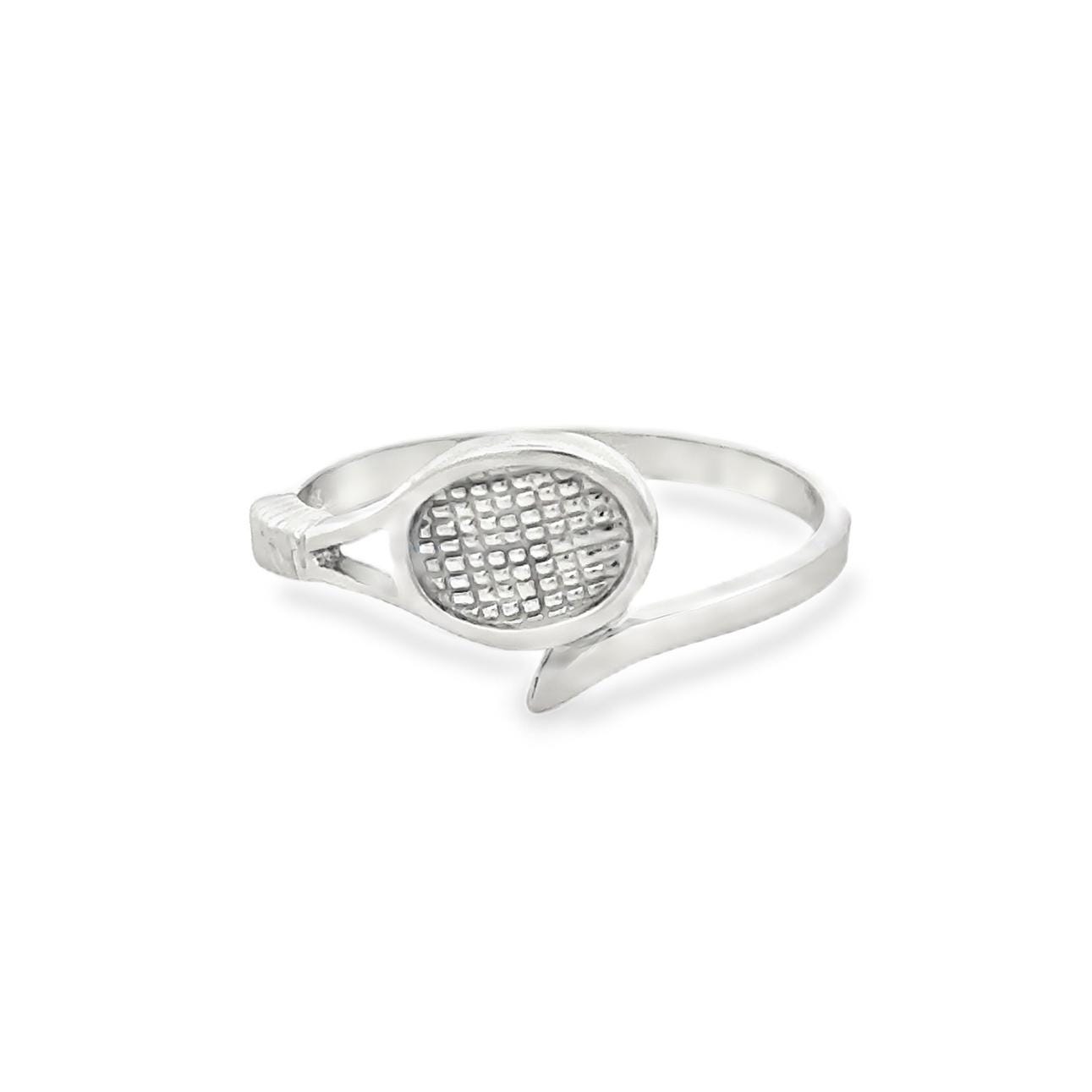 Tennisschläger Sterlingsilber Ring Sport Schmuck Geschenk von GianniDeloro