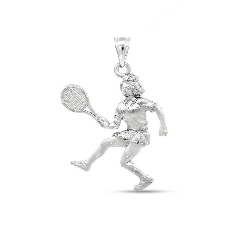 Tennisspielerin Anhänger Aus Sterling Silber von GianniDeloro