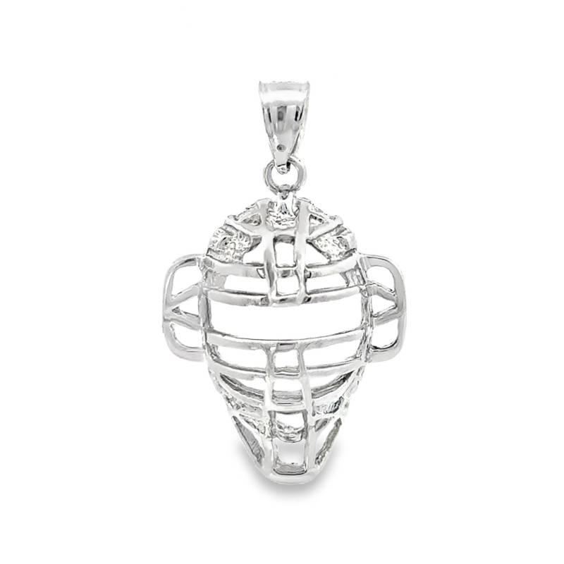 sterling Silber Baseball Catcher Maske Charme von GianniDeloro
