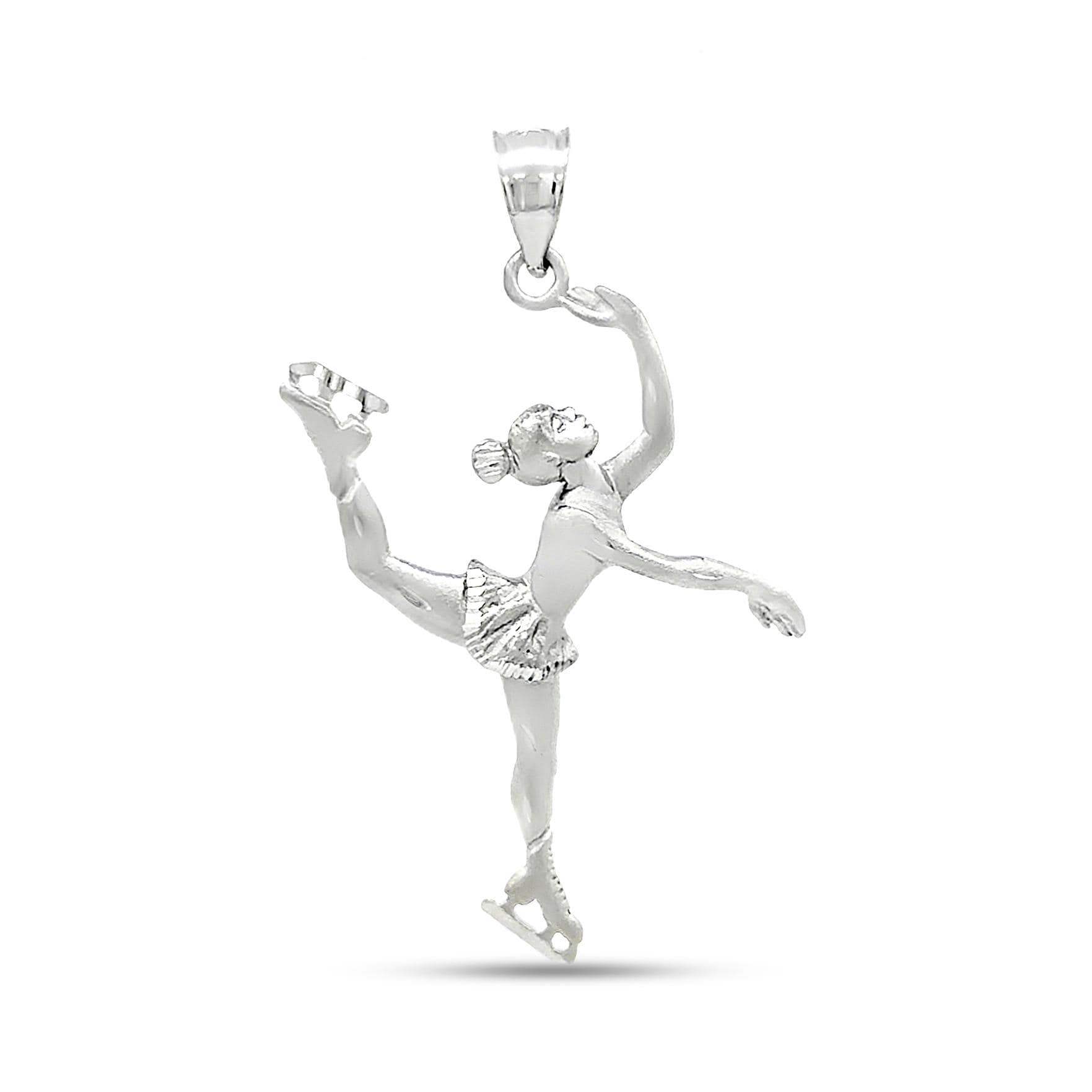 sterling Silber Weibliche Schlittschuh Anhänger von GianniDeloro