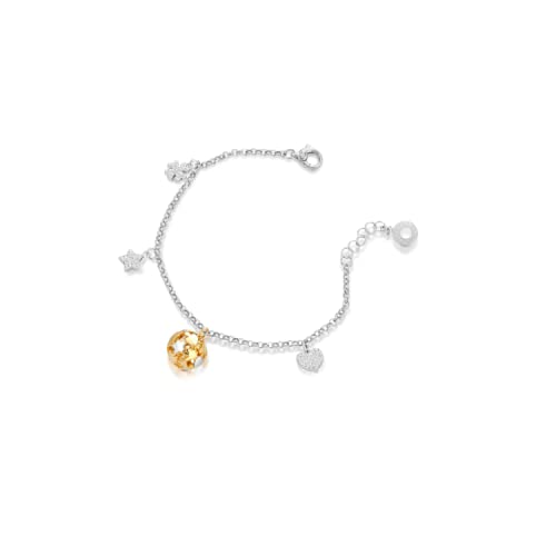 Damen-Armband Giannotti Silber rhodiniert Engelsrufer Anhänger SFA145 von ROBERTO GIANNOTTI