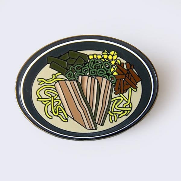 Ramen Emaille Pin | Tonkotsu Ramen Emaille Pin | Tonkotsu von GiantRobotStore