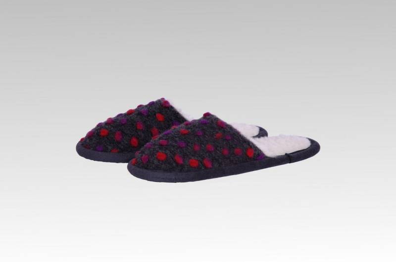 Giantore Pantoffel kuschelig weich mit Filzlaufsohle Plüsch Hausschuhe Giantore Pantoffel kuschelig weich mit Filzlaufsohle Plüsch Hausschuhe von Giantore