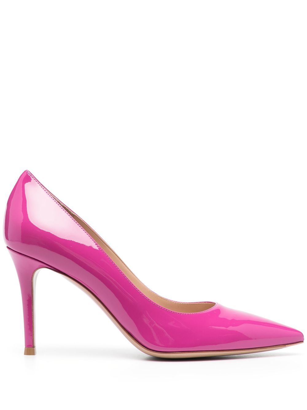 Gianvito Rossi Pumps aus Lackleder 85mm - Rosa von Gianvito Rossi