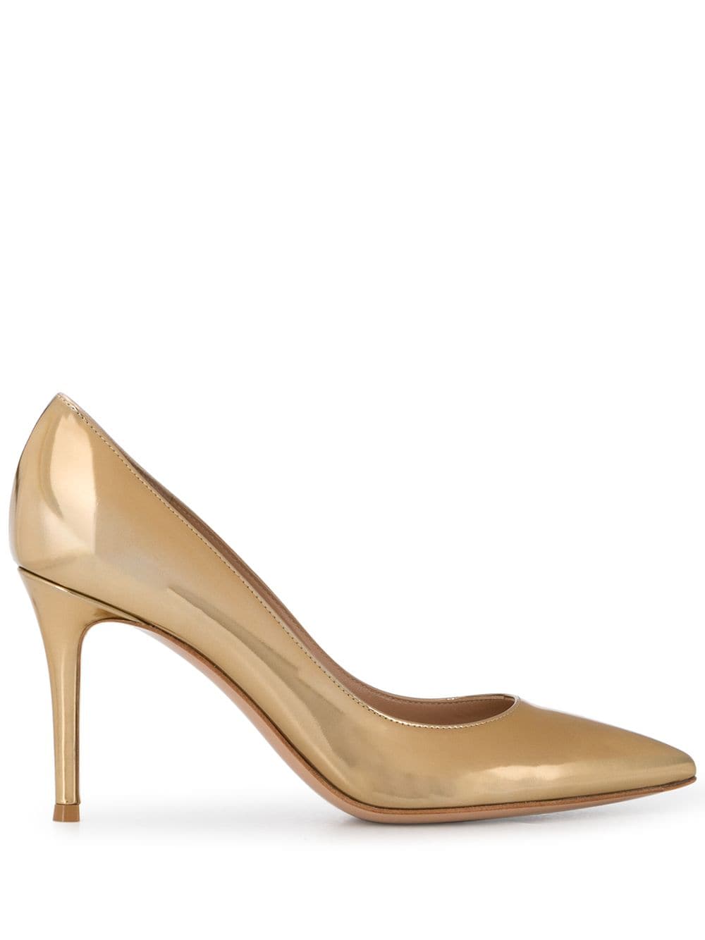 Gianvito Rossi 'Gianvito 90' Pumps - Gold von Gianvito Rossi