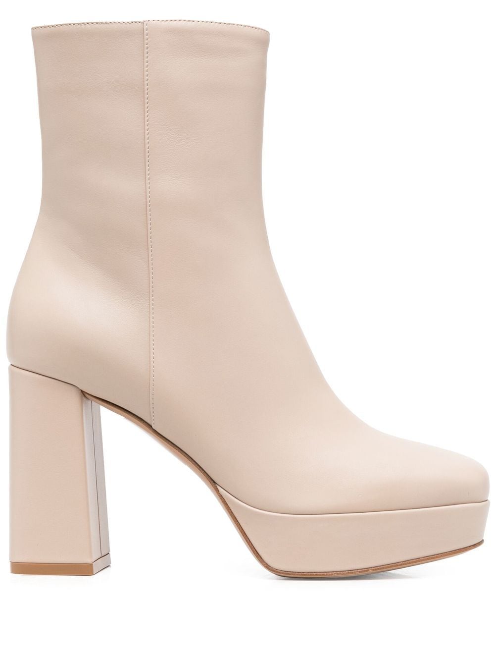 Gianvito Rossi Klassische Stiefeletten 100mm - Nude von Gianvito Rossi