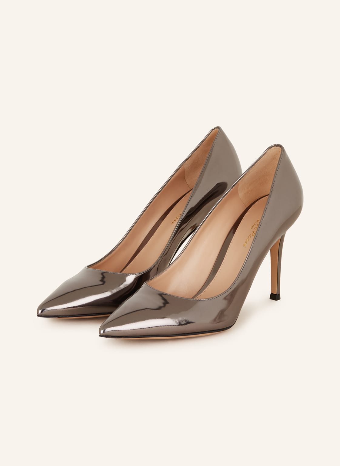 Gianvito Rossi Lack-Pumps Gianvito 85 schwarz von Gianvito Rossi