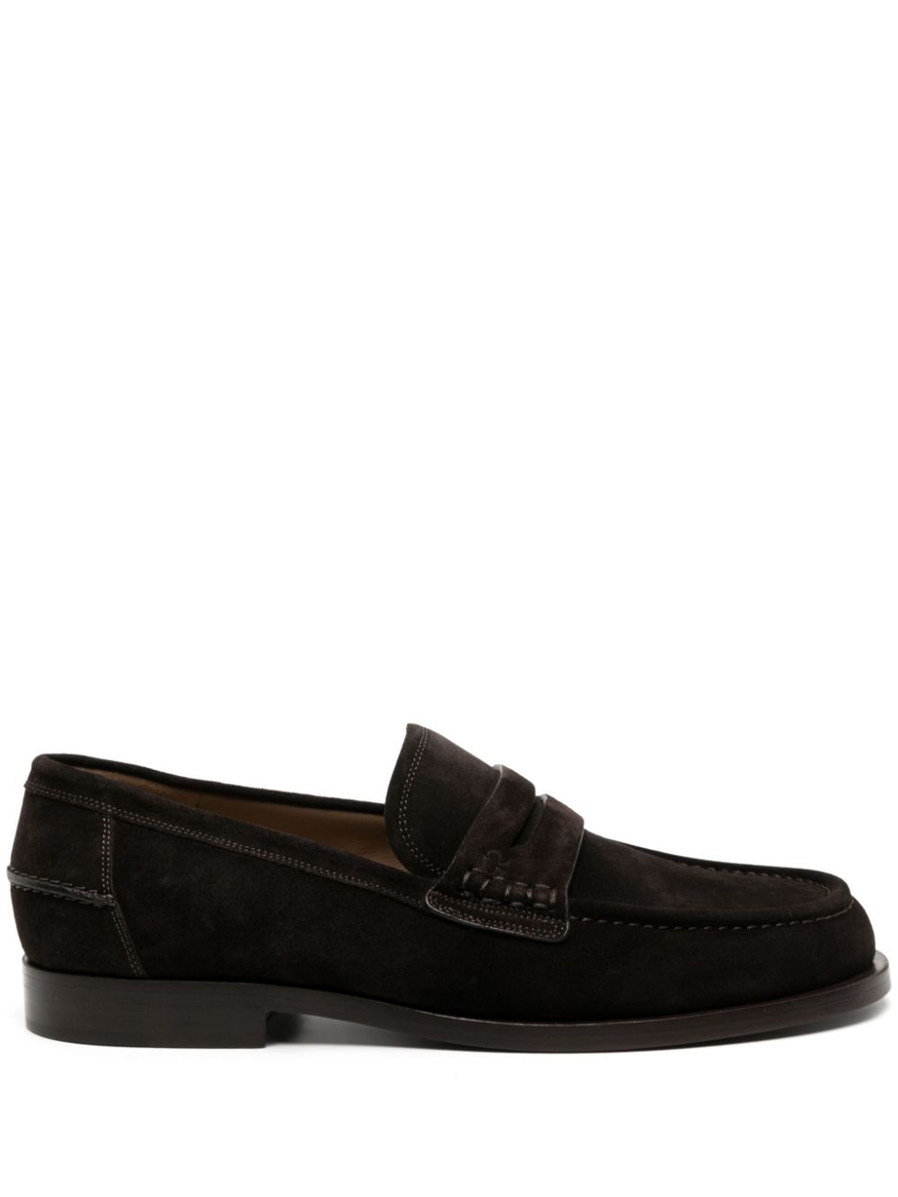 Gianvito Rossi Michael Loafer aus Wildleder - Braun von Gianvito Rossi