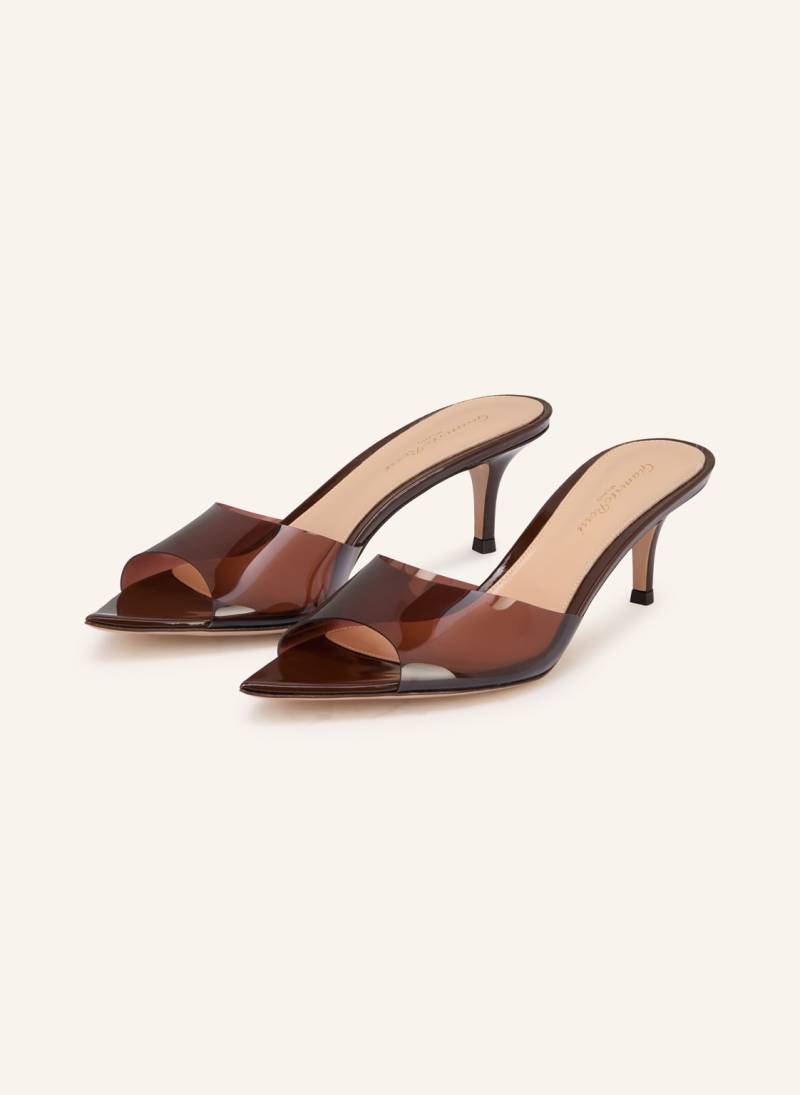 Gianvito Rossi Mules Elle 55 braun von Gianvito Rossi