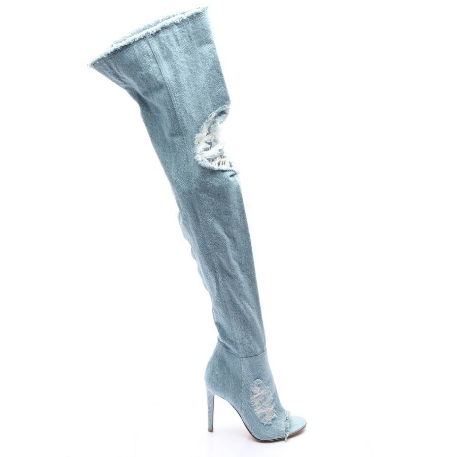 Gianvito Rossi Overkneestiefel EUR 36 Hellblau von Gianvito Rossi