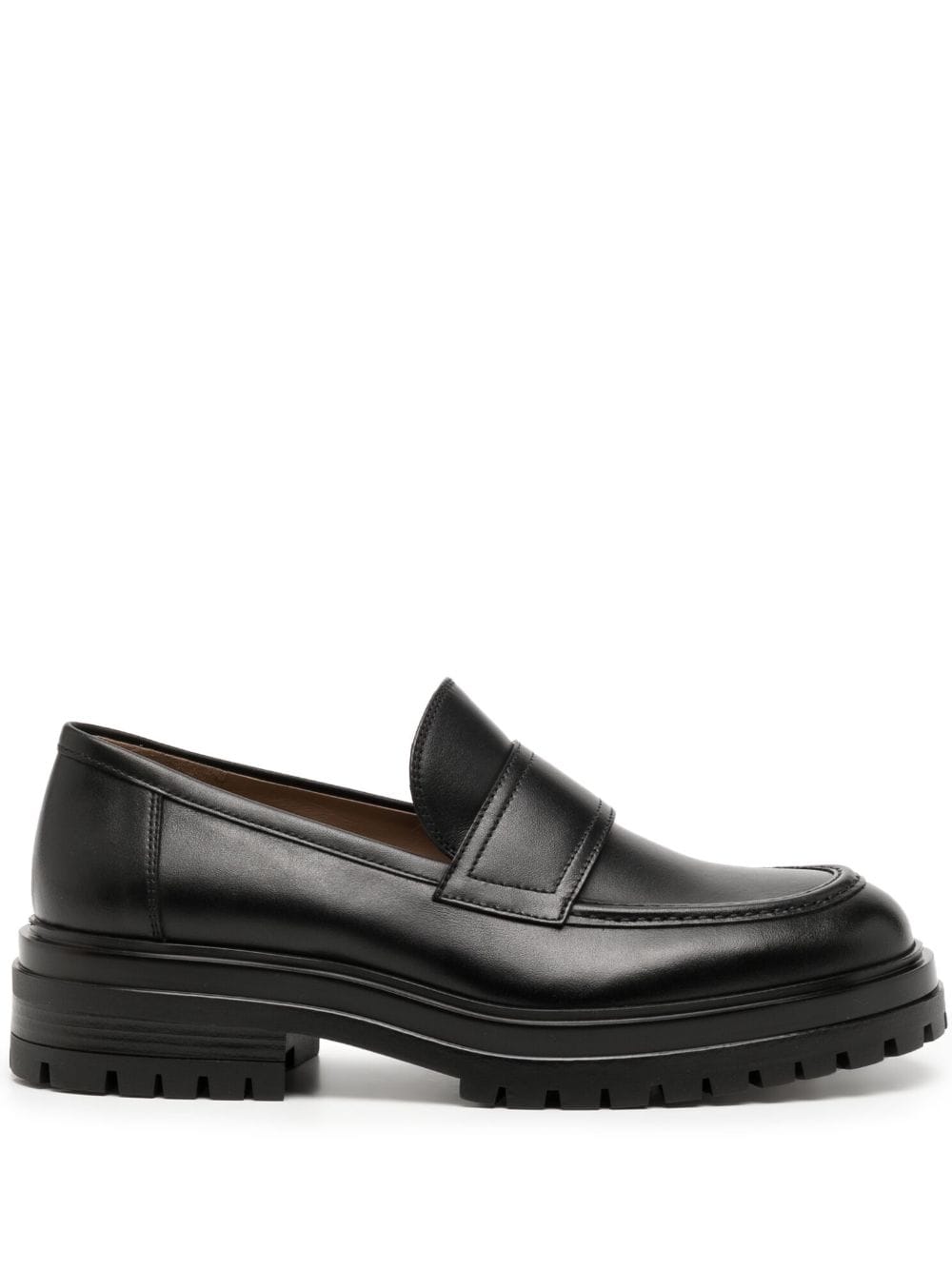 Gianvito Rossi Paul Loafer mit dicker Sohle - Schwarz von Gianvito Rossi