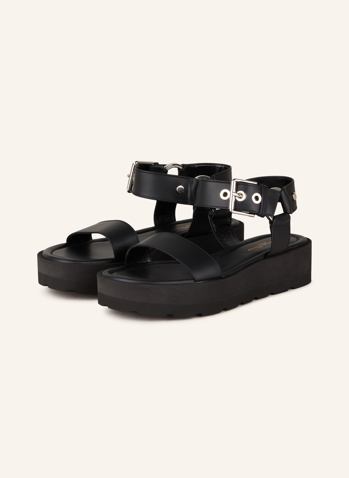 Gianvito Rossi Plateau-Sandalen Flatform schwarz von Gianvito Rossi