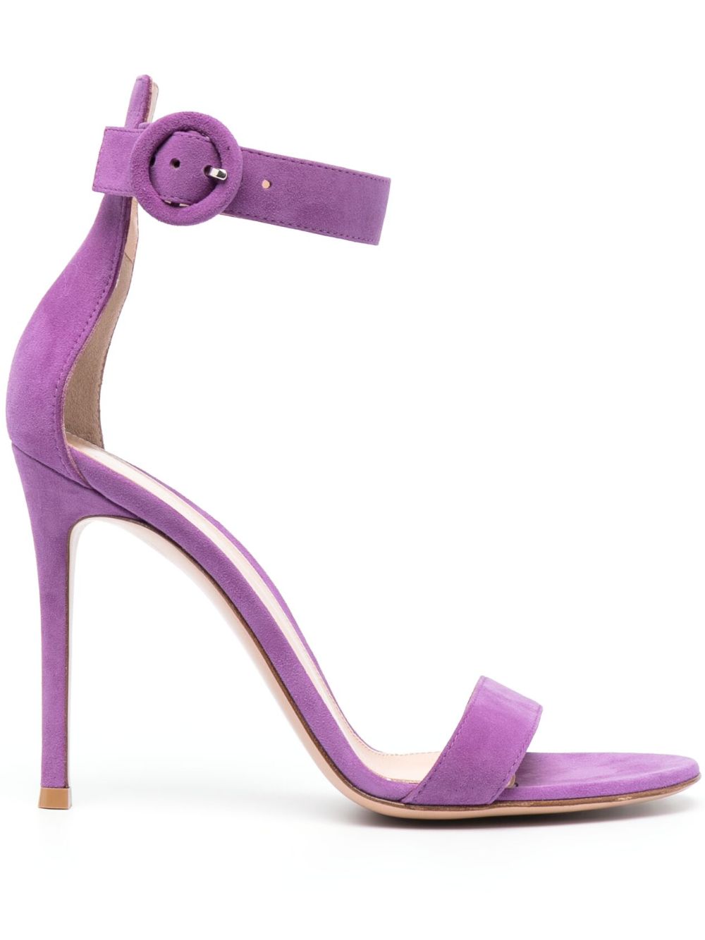 Gianvito Rossi Portofino Sandalen aus Wildleder 110mm - Violett von Gianvito Rossi