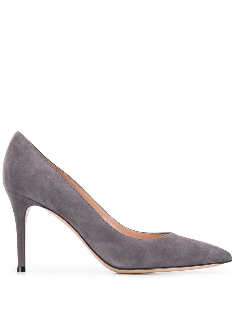 Gianvito Rossi Pumps mit spitzer Kappe, 90mm - Grau von Gianvito Rossi