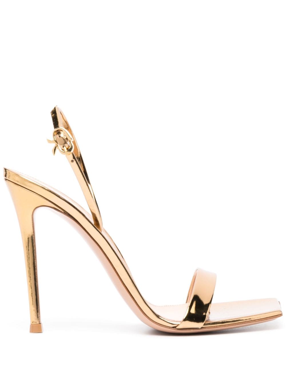 Gianvito Rossi Ribbon Sandalen 105mm - Gold von Gianvito Rossi