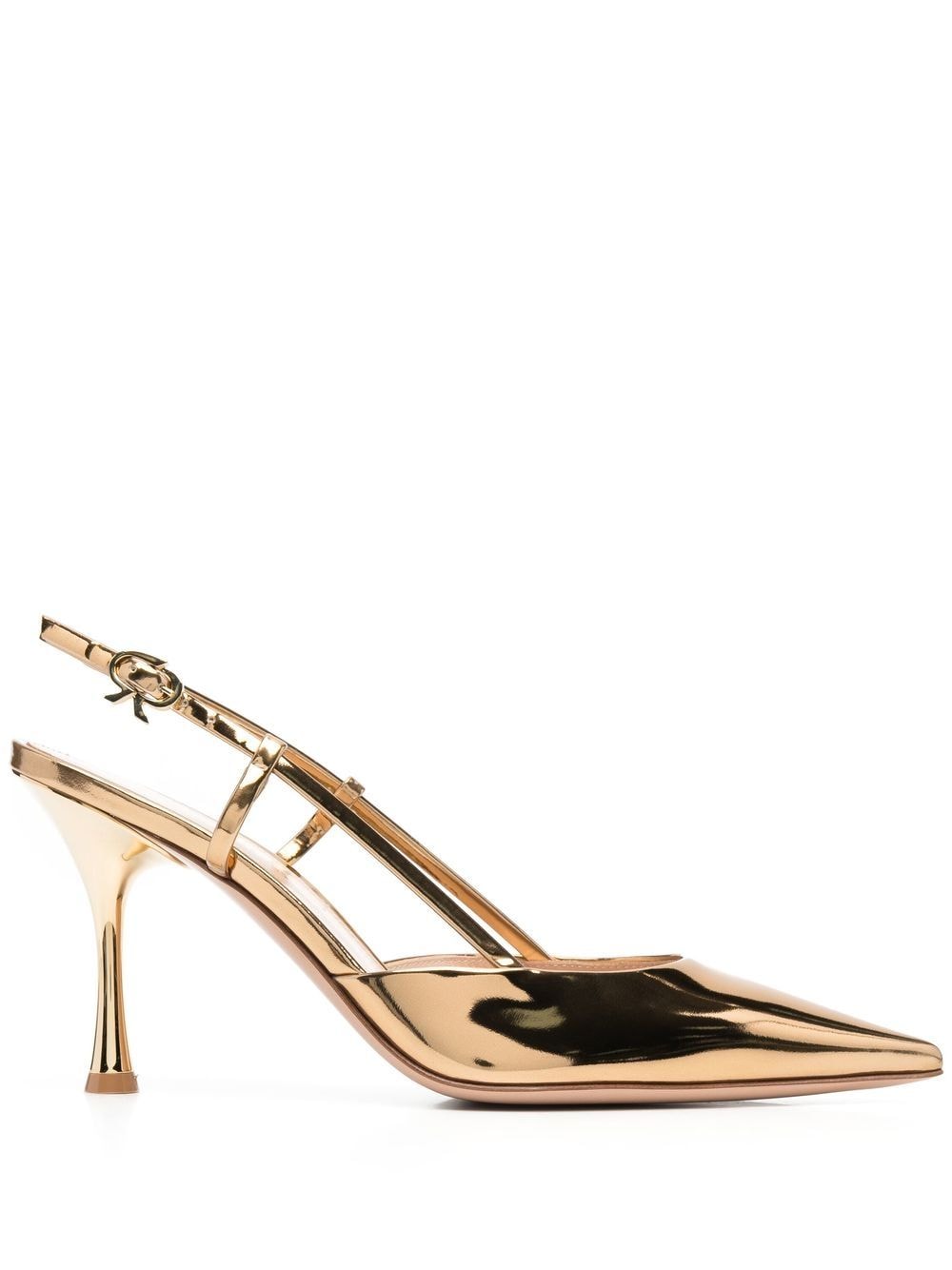 Gianvito Rossi Slingback-Pumps mit Schleife - Gelb von Gianvito Rossi