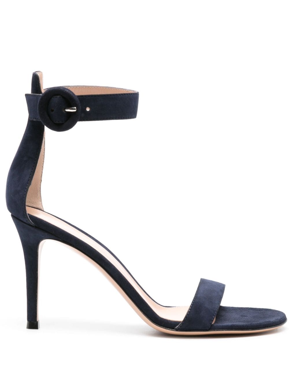 Gianvito Rossi Ricca Sandalen aus Wildleder 95mm - Blau von Gianvito Rossi