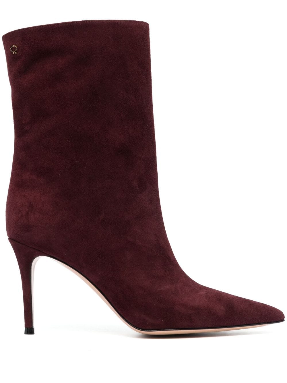 Gianvito Rossi Stiefel mit Blockabsatz 90mm - Rot von Gianvito Rossi