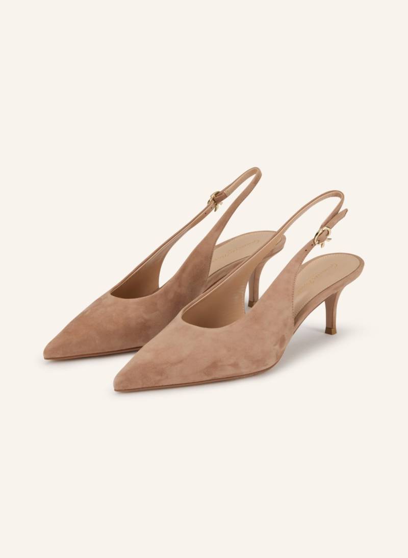 Gianvito Rossi Slingpumps Robbie braun von Gianvito Rossi
