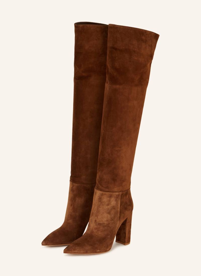 Gianvito Rossi Stiefel Piper beige von Gianvito Rossi