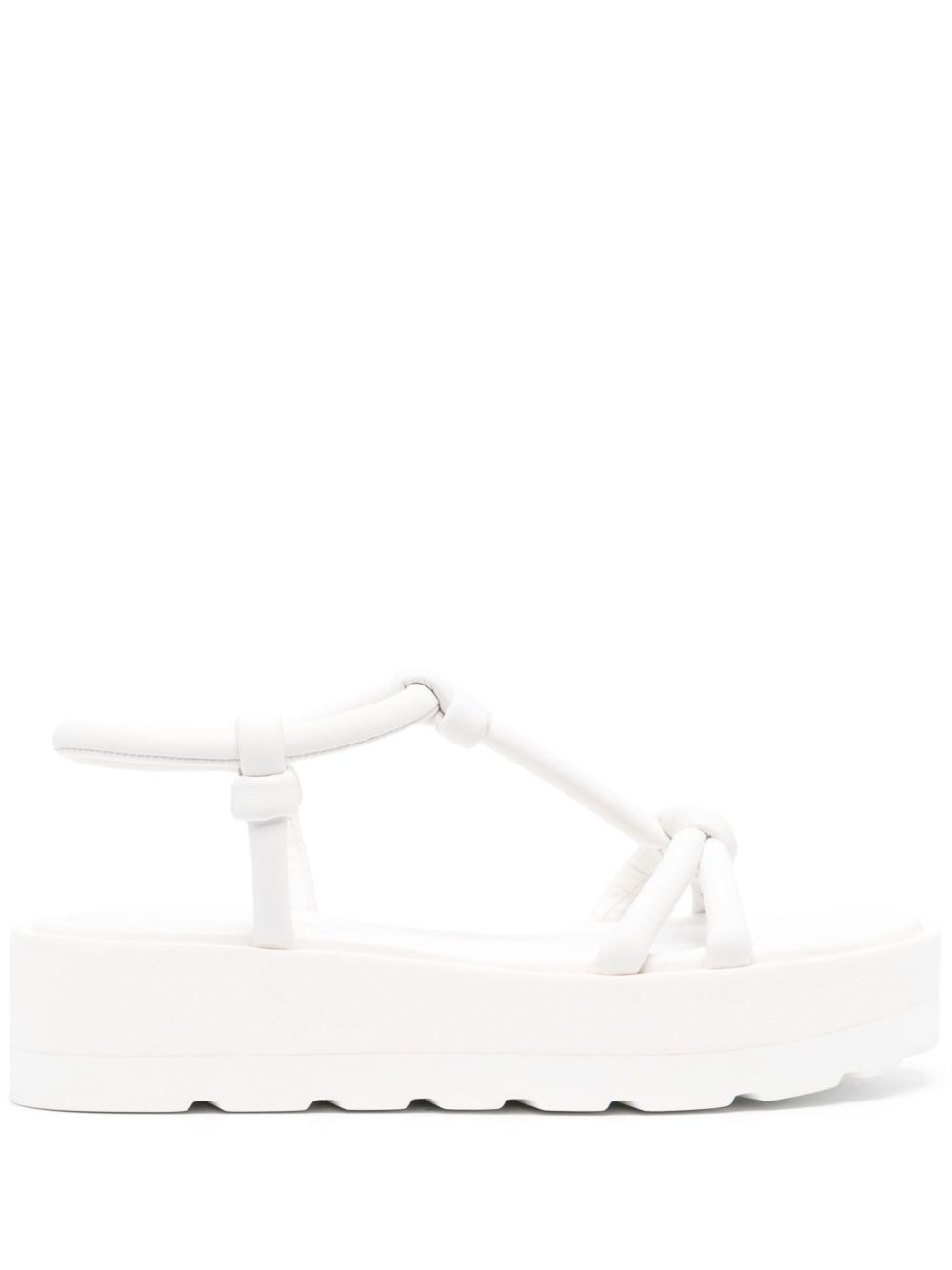 Gianvito Rossi Flatform-Sandalen - Weiß von Gianvito Rossi