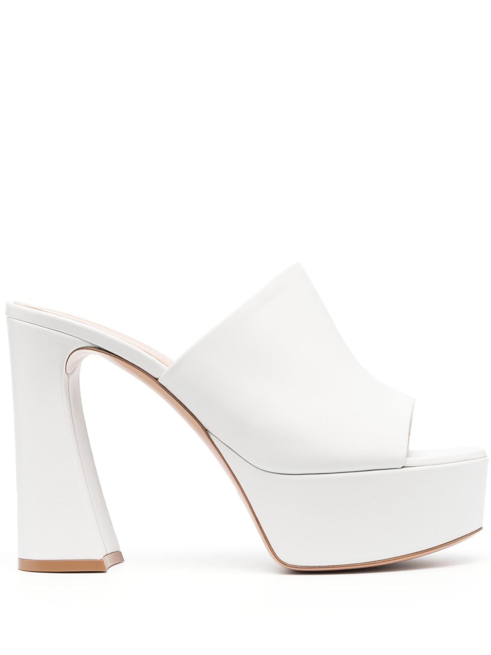 Gianvito Rossi Plateau-Mules - Weiß von Gianvito Rossi