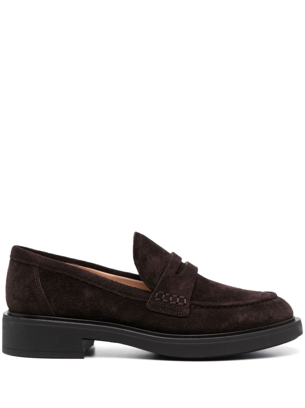 Gianvito Rossi Loafer aus Wildleder - Braun von Gianvito Rossi