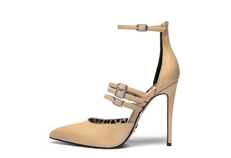 Giaro VENOM High-Heel-Sandalette 12 cm Absatzhöhe, Sohle in Leo Optik, Neon-Varianten von Giaro