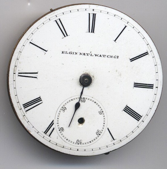 Elgin 7 Juwelen Taschenuhr C1885 von GibsonsVintageShop