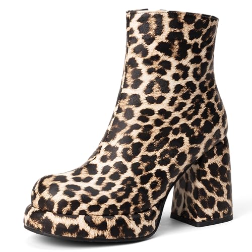 Gicoiz Mode Chelsea Stiefel Damen Runde Zehen Chunky Heels Zebra Herbst Winter Leopard Plateau Ankle Stiefeletten Zip Höhe Ferse Aprikose Gr 38 EU-39Cn Gicoiz Mode Chelsea Stiefel Damen Runde Zehen Chunky Heels Zebra Herbst Winter Leopard Plateau Ankle Stiefeletten Zip Höhe Ferse Aprikose Gr 38 EU-39Cn von Gicoiz