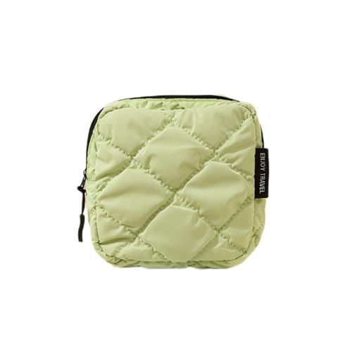 Gidary Make-up-Tasche, Reise-Kosmetiktasche, Kulturbeutel, Nylon, Reißverschluss, Geldbörse, Aufbewahrungstasche, Kosmetik-Organizer, Damen-Make-up-Tasche, kleine Make-up-Tasche, Grün , 14*4*14CM Gidary Make-up-Tasche, Reise-Kosmetiktasche, Kulturbeutel, Nylon, Reißverschluss, Geldbörse, Aufbewahrungstasche, Kosmetik-Organizer, Damen-Make-up-Tasche, kleine Make-up-Tasche, Grün , 14*4*14CM von Gidary