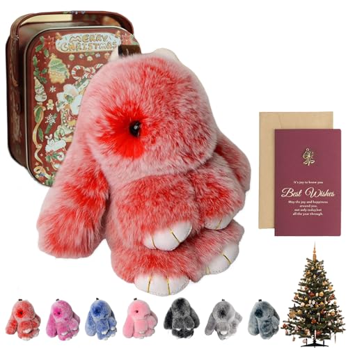 Bunnylulu, Bunny Keychain, Bunny Keychain Plush, Bunny Keychain with Tin, for (G) von Gienslru