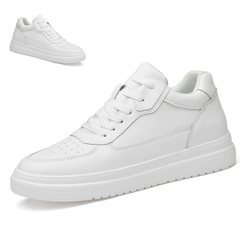 Elevate Shoes Herren, Elevateshoes White Classy, Non-Slip ElevateShoes Men's Platform Invisible Casual Height Booster Mesh Walking High Trainers (A, Erwachsene, 36, Numerisch, EU Schuhgrößensystem, M) Elevate Shoes Herren, Elevateshoes White Classy, Non-Slip ElevateShoes Men's Platform Invisible Casual Height Booster Mesh Walking High Trainers (A, Erwachsene, 36, Numerisch, EU Schuhgrößensystem, M) von Gienslru