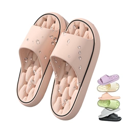 Gienslru Baumme Ergonomische, Ultraweiche, Schnelltrocknende Hausschuhe, Orthopädische Slipper Mit Maximalem Comfort (Rosa, Erwachsene, 42, Numerisch (von/bis), EU Schuhgrößensystem, 43, M) von Gienslru