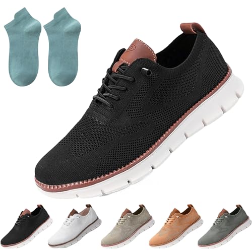 Gienslru Breeze Schuhe Herren, Breeze Urban Schuhe Herren, Wearbreeze Schuhe, Urban und Ultra Bequeme Schuhe (schwarz,40) von Gienslru