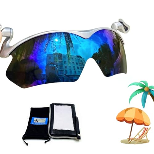 Gienslru Clip-Cap-Sonnenbrille, Radfahren Clip-on-Hut polarisierte Sonnenbrille, Baseball-Cap-Clip-on-Sonnenbrille für Frauen und Männer, Radfahren, polarisierte Outdoor-Sonnenbrille (H) von Gienslru