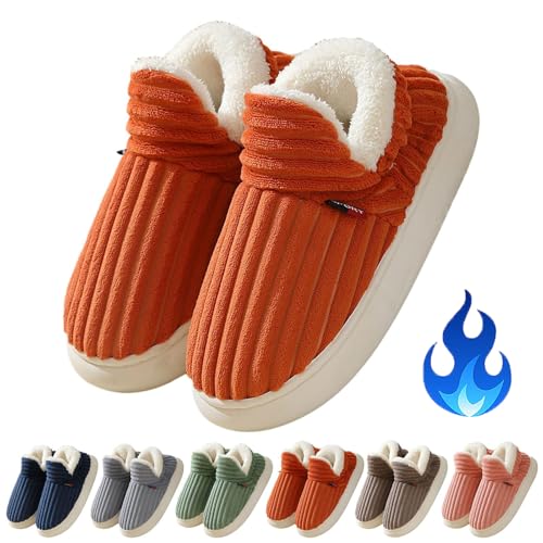 Gienslru Pluffi The Cozy & Stylish Slipper, Pluffi Slipper Booties, Winter Warm Thick-Soled Plush Fuzzy House Cloud Slide (C, Erwachsene, 42, Numerisch (von/bis), EU Schuhgrößensystem, 43, M) von Gienslru
