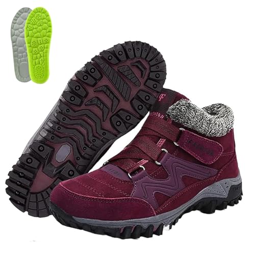 OfreiSchuhe — Solvema Orthopädische Winterschuhe, Winterschuhe Herren Wasserdicht, Damen Winterstiefel Gefüttert Wasserdicht, Rutschfeste (A, Erwachsene, 38, Numerisch, EU Schuhgrößensystem, M) von Gienslru